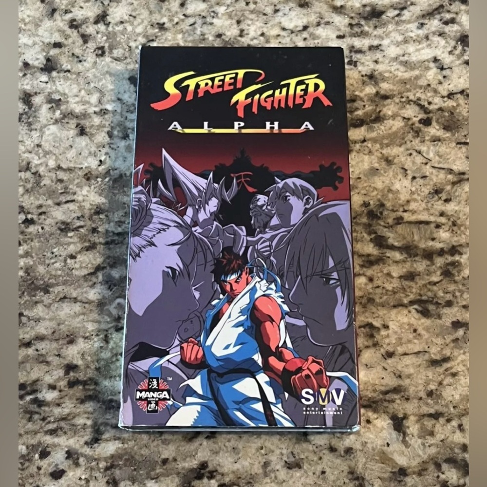 Street Fighter Alpha (VHS, 2001, English Dubbed) Manga Video